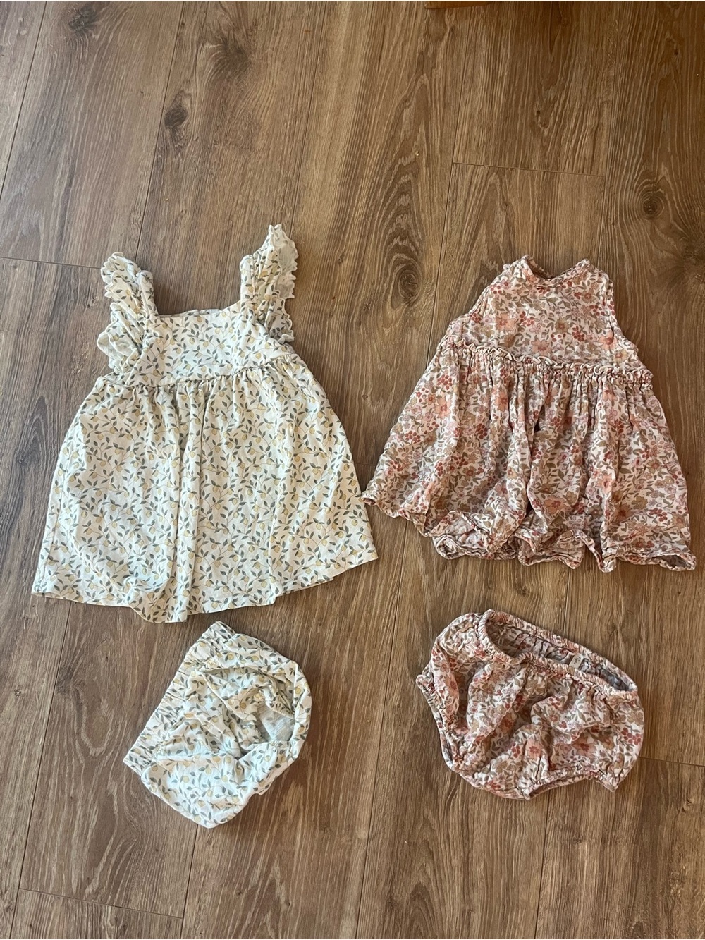 Rylee + Cru Floral Sundress Set size 18-24m.